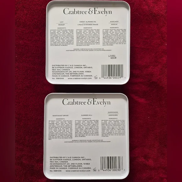 Crabtree & Evelyn Limited Edition Hand Therapy Holiday Gift Sets & Bag - Picture 2 of 4